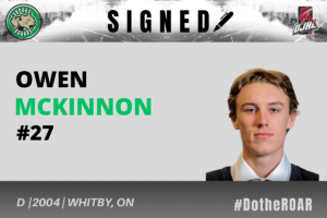 OWEN MCKINNON signs with the Cougars!